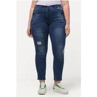 Ulla Popken Regular-fit-Jeans Jeans Sarah Destroy-Effekte schmale 5-Pocket-Form von Ulla Popken