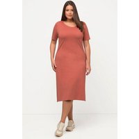 Ulla Popken Sommerkleid Jerseykleid Quernaht Halbarm Biobaumwolle von Ulla Popken