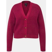 Ulla Popken Strickjacke Strickjacke V-Ausschnitt Knopfleiste Raglanärmel von Ulla Popken