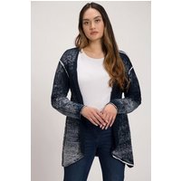 Ulla Popken Strickjacke Strickjacke hellere Kanten A-Linie Rollkanten von Ulla Popken