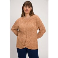 Ulla Popken Strickpullover Pullover Patentstrick Stehkragen Langarm von Ulla Popken