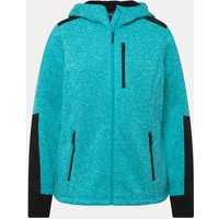 Ulla Popken Sweatjacke Fleecejacke Reflektordruck Kapuze Daumenloch von Ulla Popken