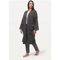 Ulla Popken Sweatjacke Loungewear-Langjacke Oversized offene Form von Ulla Popken