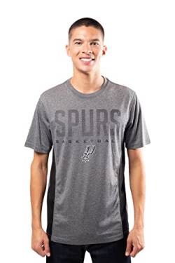 Ultra Game Herren Active Tee Shirt NBA, Charcoal Heather, L von Ultra Game