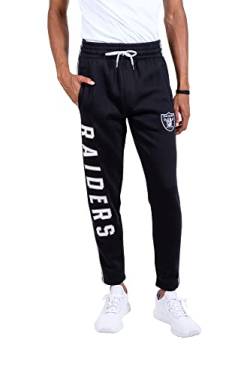 Ultra Game Herren Snow NFL Active Basic Fleece Jogger Pants, Team-Farbstreifen, Medium von Ultra Game