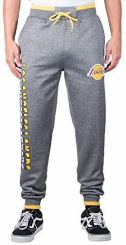 Ultra Game Herren Soft Active Fleece Jogger Sweatpants, Anthrazit meliert, Large von Ultra Game