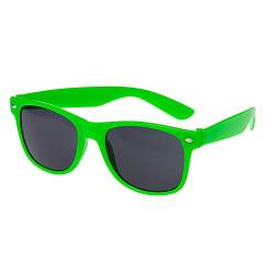 Ultra-Erwachsene Grüne Sonnenbrille mit Schwarzen Gläsern Unisex Retro 80er Vintage Style Coole Sonnenbrille Männer Frauen können klassische ovale Sonnenbrillen Herren Sonnenbrillen Damen UV400 von UltraByEasyPeasyStore