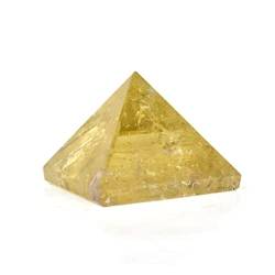 Umaxa Natürliche Citrin-Pyramide, gelber Quarzkristall, modisch, Feng Shui, Ägypten, ägyptischer Stein, Ornament, Heimdekoration, Dekoration, Geschenk JIYUEYIN (Size : 3cm) von Umaxa