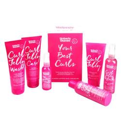 Umberto Giannini Your Best Curls Wash and Styling Curl Jelly Geschenkset - Vegan & Cruelty Free Kit für Wellen, Locken und Spulen (Geschenkbox, Set mit 6 Produkten) von Umberto Giannini