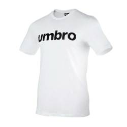 Herren T-Shirt Umbro LINEAR 65551U 13V in Weiß - S von Umbro