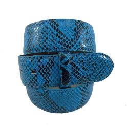 UmjuBELT Gürtel - Neon Snake Crown blue von UmjuBELT