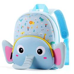 Umtiti Kleinkind Rucksack Niedlich Tier Cartoon Vorschulrucksack für 3-6 Jahre Mädchen Jungen Geschenk für Kinder,3D Elephant von Umtiti