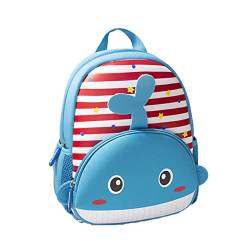 Umtiti Kleinkind Rucksack Niedlich Tier Cartoon Vorschulrucksack für 3-6 Jahre Mädchen Jungen Geschenk für Kinder,3D Whale von Umtiti