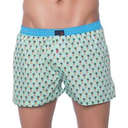 Boxershorts "Ananas", hellgrün S von Unabux