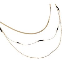 Unal Store Edelstahlkette Damen-Kette (Damen, 1-tlg., Geschenk), Multilayered Edelstahl Halskette von Unal Store