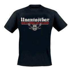 Unantastbar - Nichts da Draußen Wird Mich ändern - T-Shirt (DE/NL/SE/PL, Alphanumerisch, 3XL, Regular, Regular, Schwarz) von Unantastbar