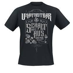 Unantastbar Schalt Mich aus T-Shirt, Farbe: Schwarz, Größe: L von Unantastbar