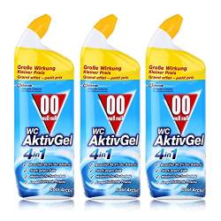 00 null null WC Aktiv Gel 4in1 Cool Arctic 750 ml - Stark gegen Kalk (3er Pack) von Unbekannt