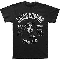 Alice Cooper Herren Schule Lyrics T-Shirt, Large, Black von Unbekannt