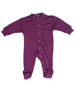 Alkena, Baby und Kinder Strampler/Schlafanzug, 1 Stück, 100% Seide (68, Pflaume) von Unbekannt