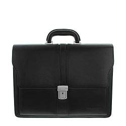 Bag Street Aktentasche Herren schwarz Kunstleder-Aktentasche Aktenkoffer Bürotasche, ohne, Schwarz von Unbekannt