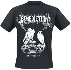 Benediction Stormcrow Männer T-Shirt schwarz XXL 100% Baumwolle Band-Merch, Bands von Unbekannt
