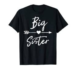 Big Sister T-Shirt niedlich Mädchen Damen Herz Pfeil Liebe Tee T-Shirt von Unbekannt