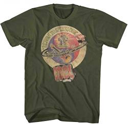 Billy Idol - - Herren Whiplash Smile T-Shirt, Medium, Military Green von Unbekannt