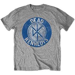 Dead Kennedys - Vintage Circle T-Shirt, Farbe: Grau, Größe: L von Unbekannt