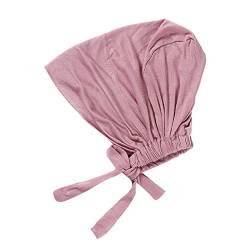 Frauen Undercap Hijab Unterschal Hijab, Islamische Muslimische Unterschal Hijab Cap mit Tie Back Closure Solid Color Unter Schal Hijab Mütze Turban Kopfbedeckung Chemo Schlafmütze Kopftuch G von Unbekannt