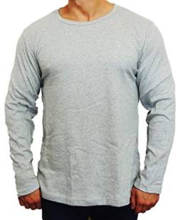 Herren Thermo Unterhemd In der Größe 2XL-6XL (3XL, Hellgrau) von Unbekannt