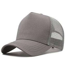 ISWMM Große Kopfmütze Sport Golf Cap XXL Übergröße Baseball Cap Big Head Hat Plus 60-65 cm, hellgrau von Unbekannt