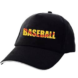 Jungen-Trainingsmütze Männer und Frauen Baseballmütze Sommer Outdoor Sports Baseball Sonnenblende Casual Cap (Yellow, One Size) von Unbekannt