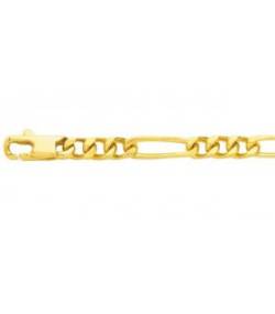 Kette Gelbgold 750/00 - Gliederkette Pferd alternierend 1/3 Glieder - 4 mm - 45 cm - Goldkette 375/00 - Gliederkette - 4 mm von Unbekannt