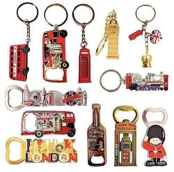 Magnet Schlüsselanhänger mit Aufschrift "I Love London", britisches England, Souvenirs, Kühlschrank-Schlüsselanhänger von Unbekannt