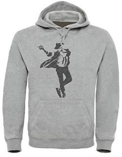 Michael Jackson Funny Mens & Ladies/Herren & Damen Unisex Hooded Pullover (S) von Unbekannt