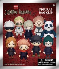 Monogram International Jujutsu Kaisen Serie 1 3D-Schaumstoff-Beutelclip, zufällig, Rot/Ausflug, einfarbig (Getaway Solids), 7.62 cm von Unbekannt