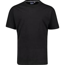 Schwarzes Basic-T-Shirt - Rundhals - North 56°4 bis 8XL, Größe:8XL von North 56*4