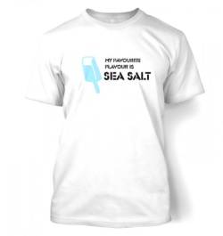 Sea Salt Icecream T-Shirt, Herzen, Größe M, 96 / 101,6 cm, Weiß von Unbekannt