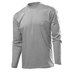 Stedman by Hanes Longsleeve Langarm T-Shirt in fünf Farben und den Grössen S, M, L, XL und XXL PREISWERTES SCHNÄPPCHEN Heather Grey,XL von Unbekannt