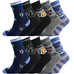 Unbekannt 10 Stück Jungen Socken Größe 24-39 (35-37) von Unbekannt