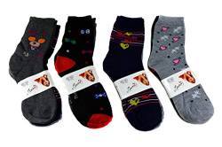 Unbekannt 12 Paar Kids Mädchen Socken Kinder Strümpf 85% Baumwolle Bunt Gr. 27-39 A.MXHC16 (27-30) von Unbekannt