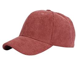 Unbekannt Cap Wasserdicht Cord-Baseballmütze für Männer und Frauen, Sporthüte, warmes Outdoor-Reisegeschenk Cap Mütze Damen von Unbekannt