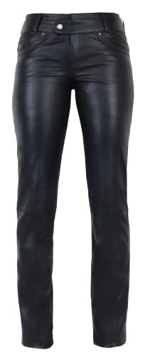 Unbekannt Damen Lederhose Marie - Premium Lamm Nappa Leder (Echtleder) von Unbekannt