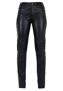 Unbekannt Damen Lederhose Yonna - Premium Lamm Nappa Leder (Echtleder) von Unbekannt