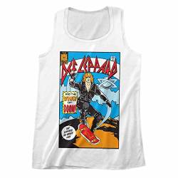 Unbekannt Def Leppard - Männer Comic Tanktop, Large, White von Unbekannt