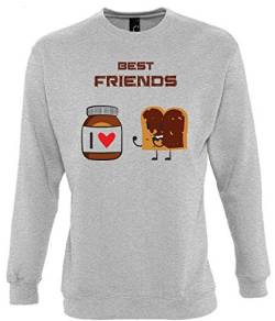 Unbekannt Nutella Funny Mens & Ladies/Herren & Damen Unisex Sweatshirts (L) von Unbekannt