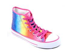 Unbekannt Pailletten Schuhe Glitzer 36-42 Damen & Herren 9 Farben (39, Regenbogen/Bunt) von Unbekannt