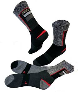 Unbekannt Sport Socks American Lifestyle 3er Pack, Größe:43/46, Farben alle:schwarz/anthrazit/grau von Unbekannt