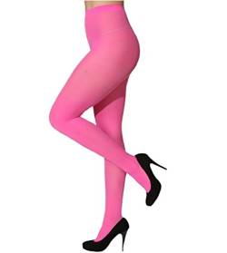Unbekannt Strumpfhose pink Gr. XXL/ 3XL Blickdicht Feinstrumpfhose 60den Karneval Fasching von Unbekannt